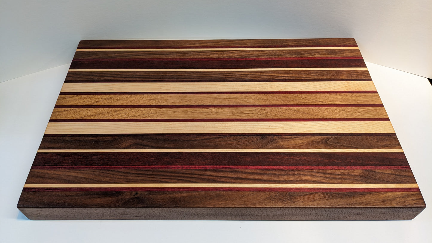 Premium Handcrafted Hardwood Chopping Board (40mm x 305mm x 460mm) with Complimentary Board Butter